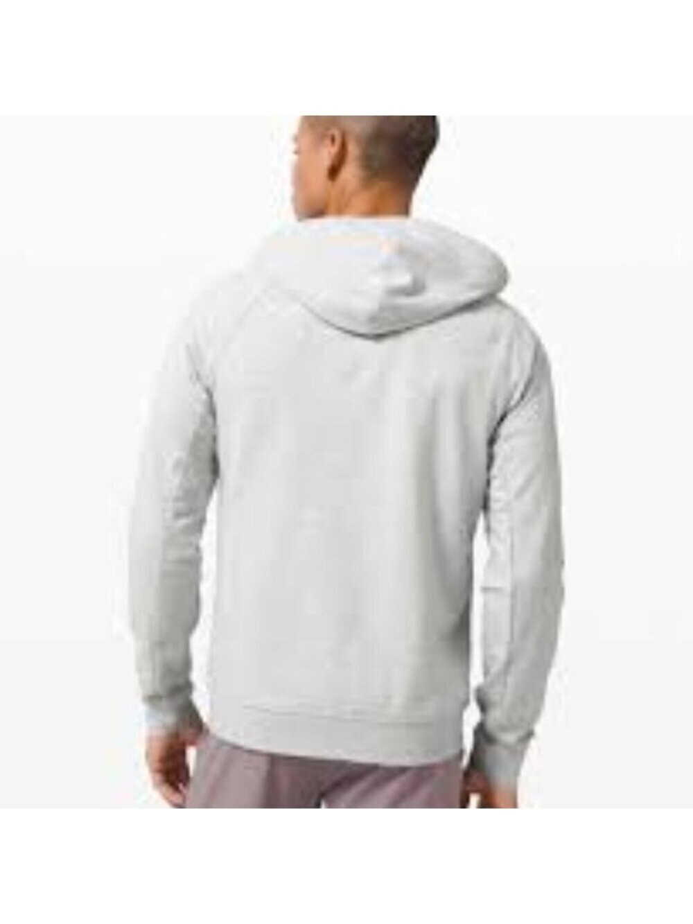 Lululemon City Sweat Full Zip Hoodie Heathered Ultra Light Grey / Sea Salt XXL - Picture 2 of 13